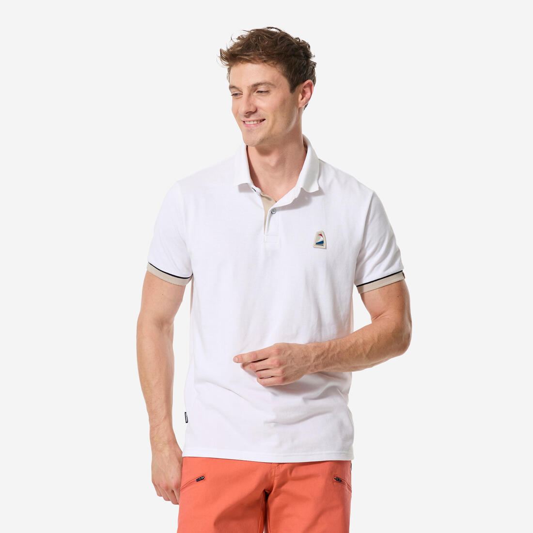 Polo manches courtes de voile homme,100