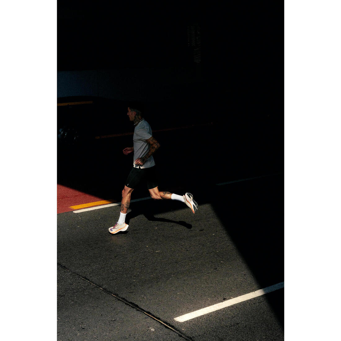 CUISSARD RUNNING HOMME KIPRUN NOIR