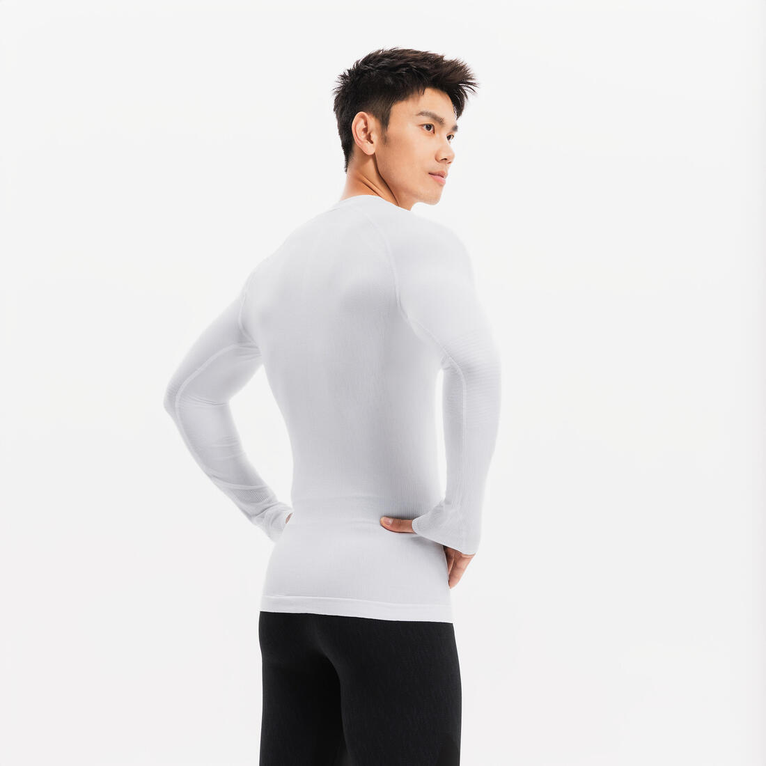 Sous-maillot de foot thermique seamless manches longues mixte, Keepdry