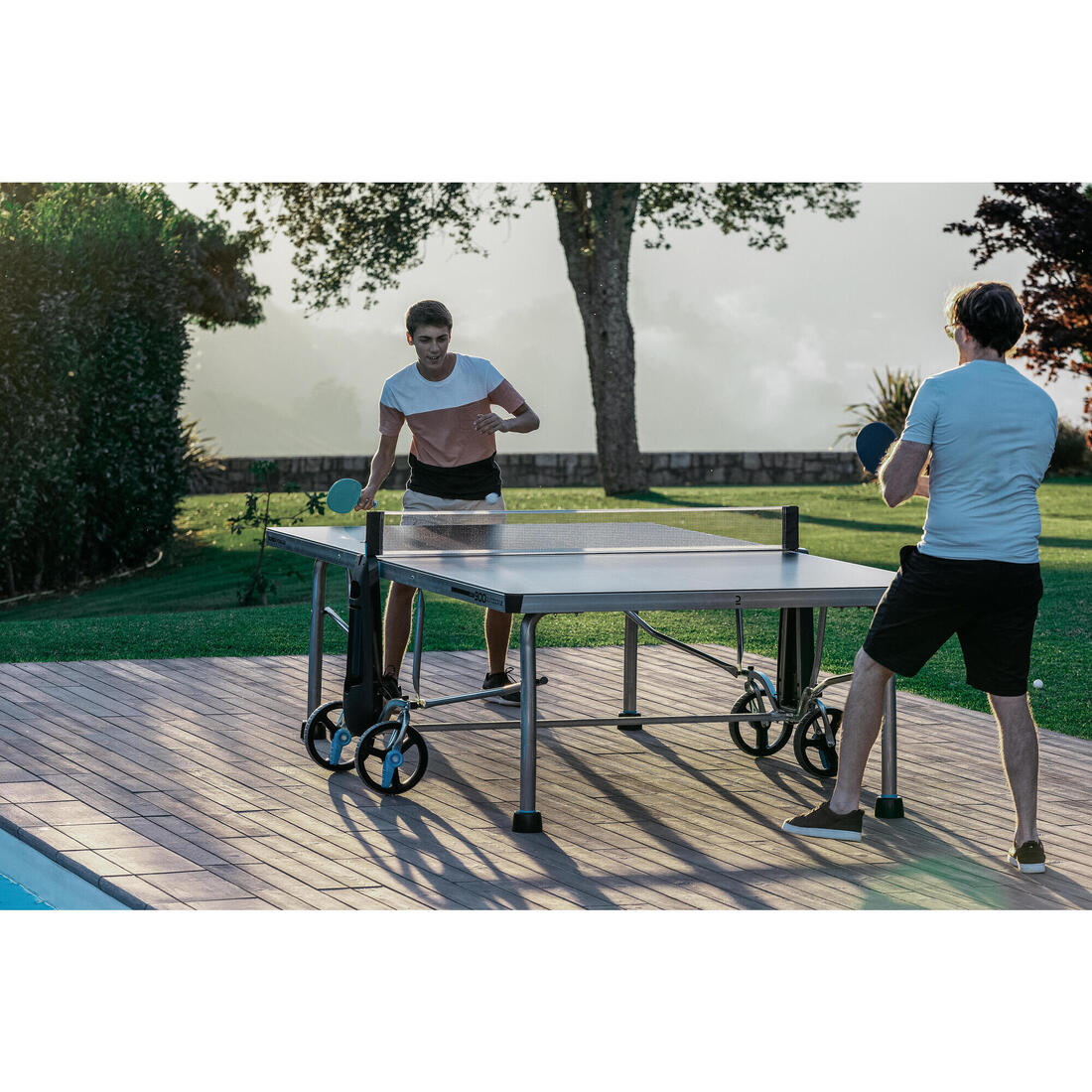 TABLE DE PING PONG EXTÉRIEURE PPT 900.2 GRISE