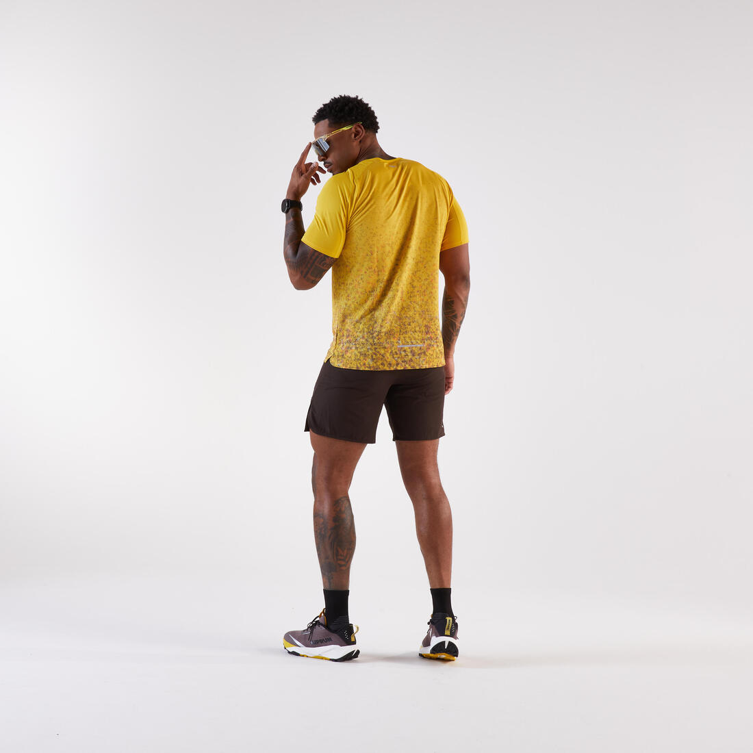 T-shirt de trail Homme, Kiprun Run 500