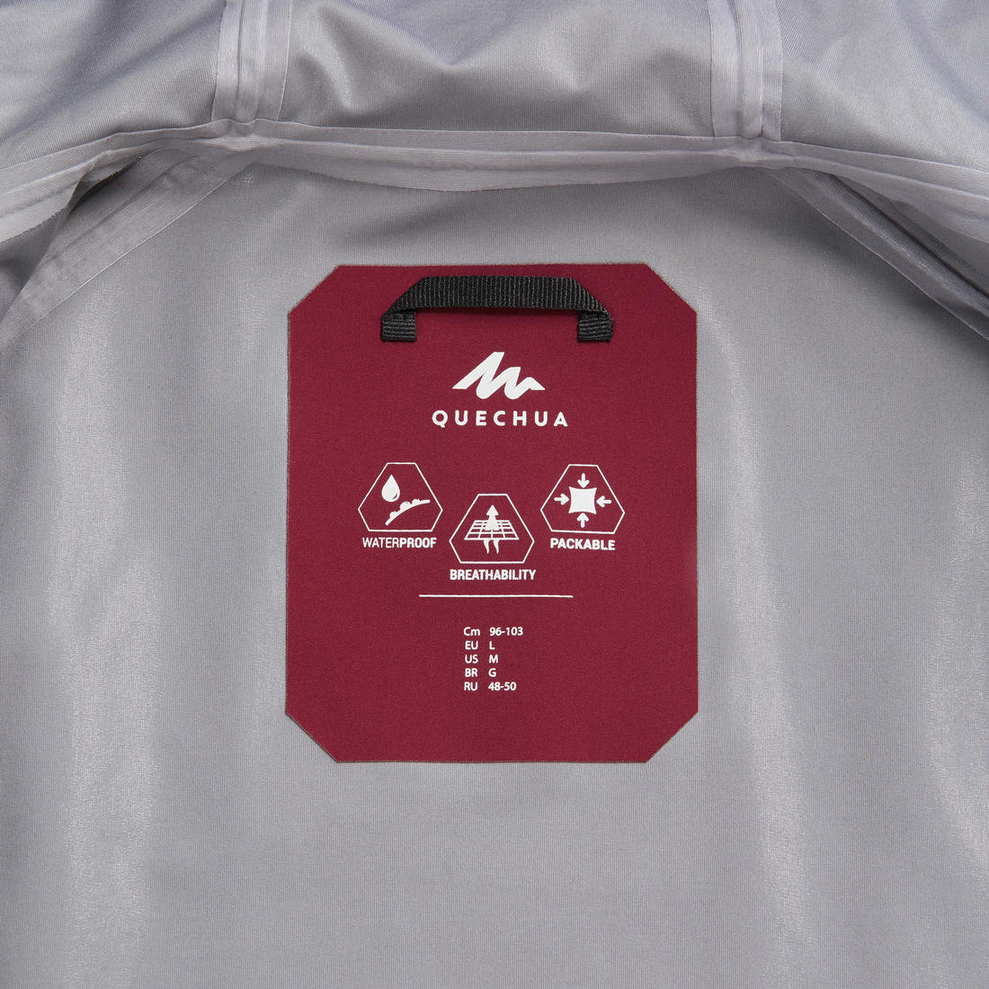 Veste imperméable de randonnée montagne - MH500 Femme