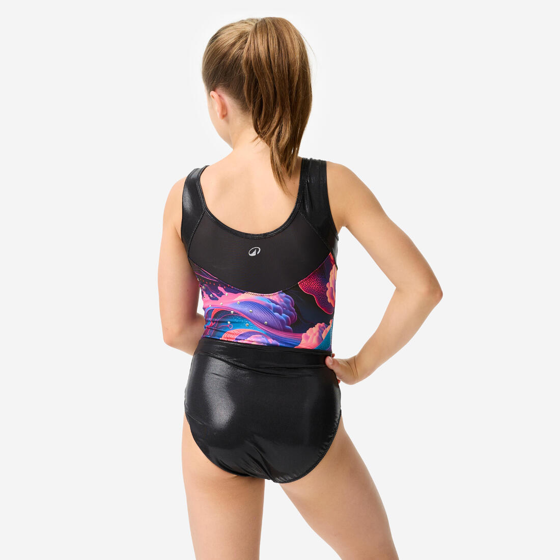 Justaucorps de gymnastique sans manches fille