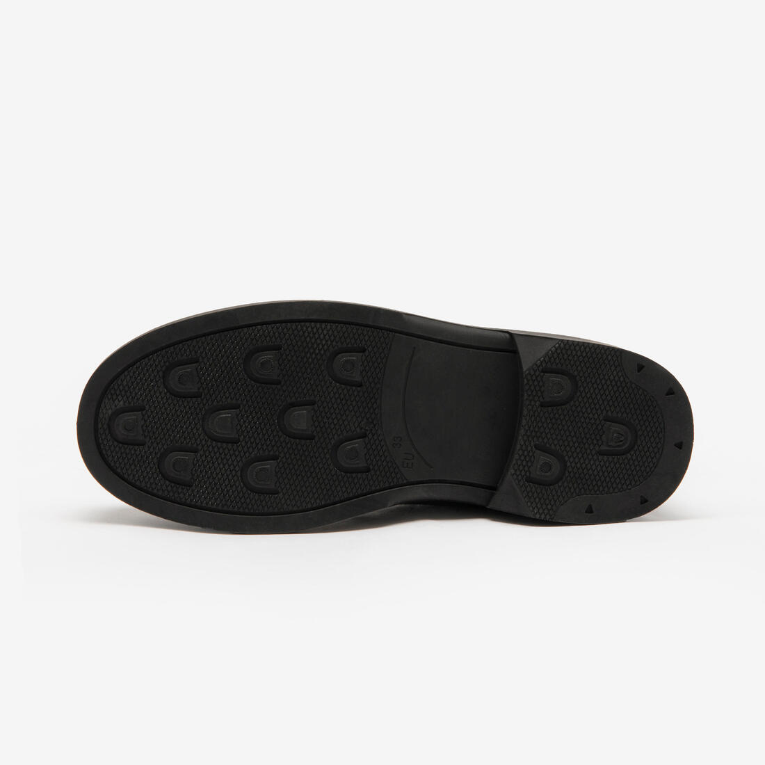 Boots équitation croute de cuir junior - 500 marron