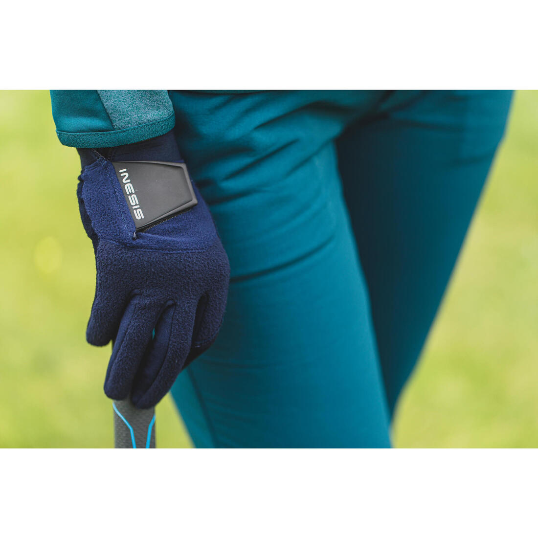 Paire de gants golf hiver femme - cw bleu marine