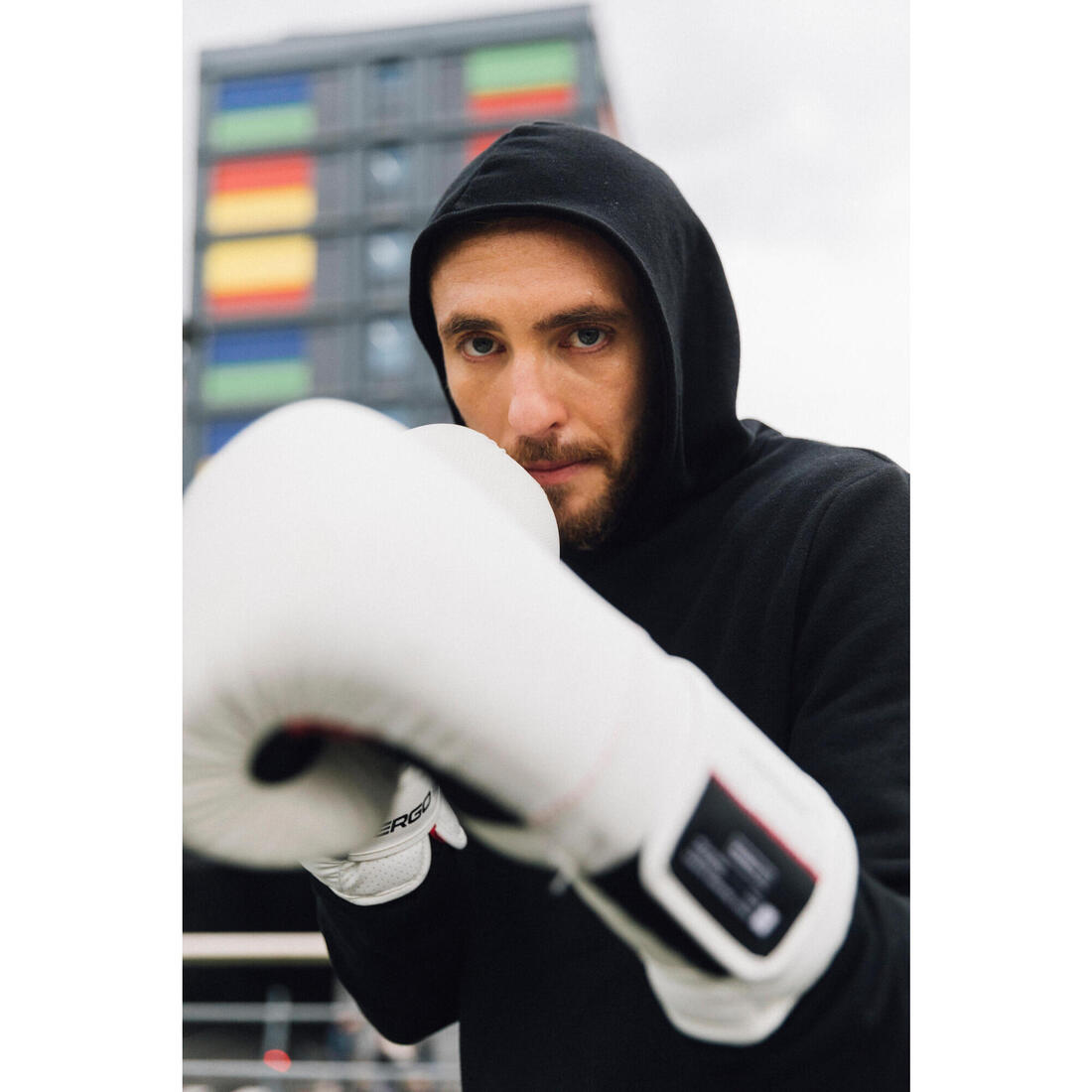 Gants de boxe avec intérieur 100% ventilé adulte, rose et