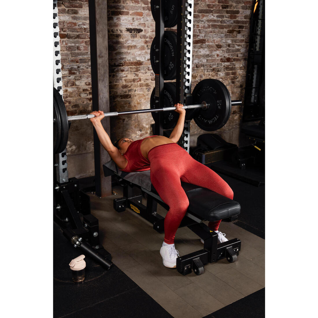 Crop top seamless de musculation femme