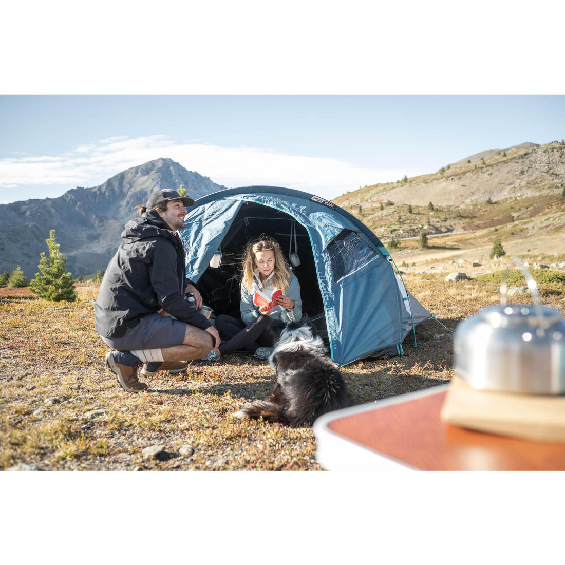 Tente de camping 3 places, MH100 XL Fresh & Black