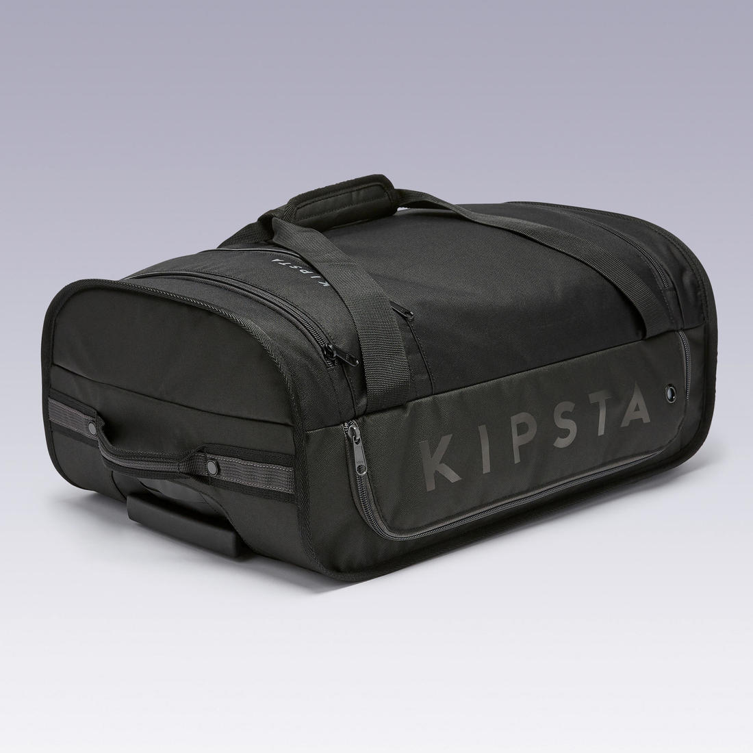 Valise 30L à roulettes - sac de voyage transport cabine - ESSENTIAL noire
