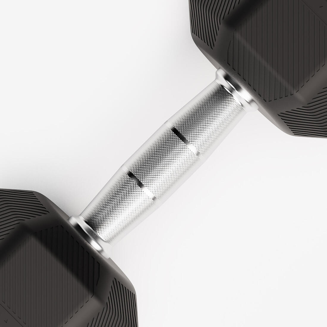 Haltère de crosstraining et musculation Dumbbell hexagonale 7,5kg, noir