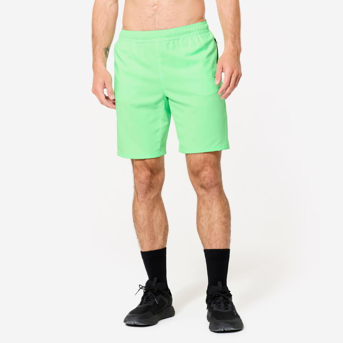 Short de fitness avec poches zippées