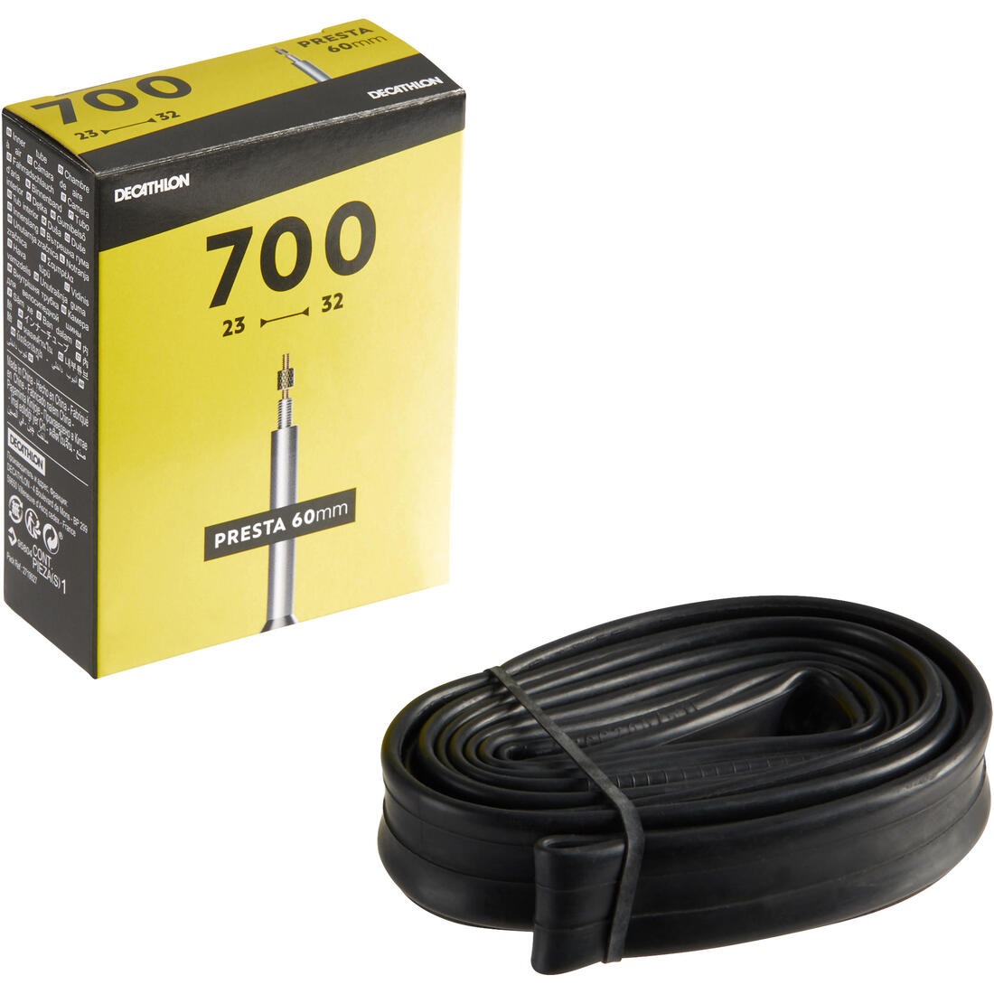 Chambre à air 700x23/32 valve presta 60 mm