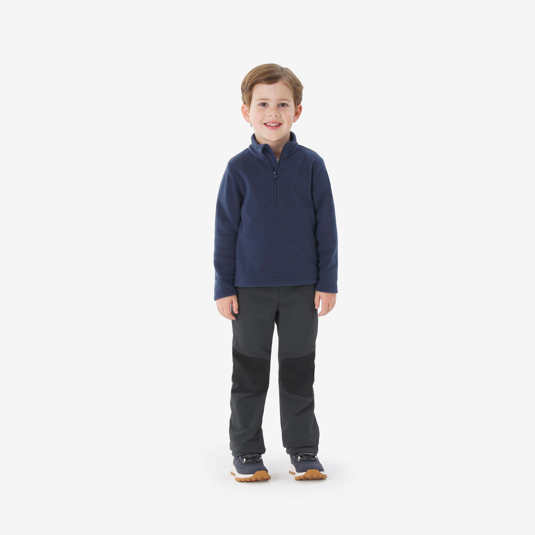 Polaire de randonnée enfant 2-6 ans, MH100 demi zip