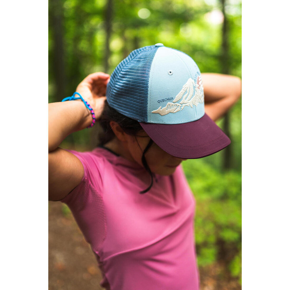 Casquette trucker verte enfant MH100