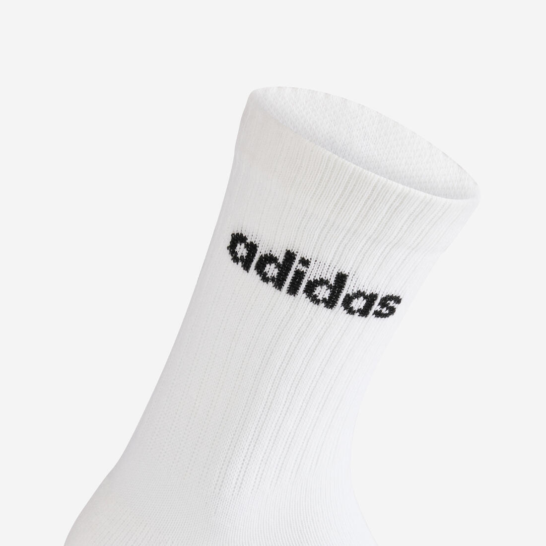 CHAUSSETTES DE SPORT HAUTES ADIDAS BLANC LOT DE 3