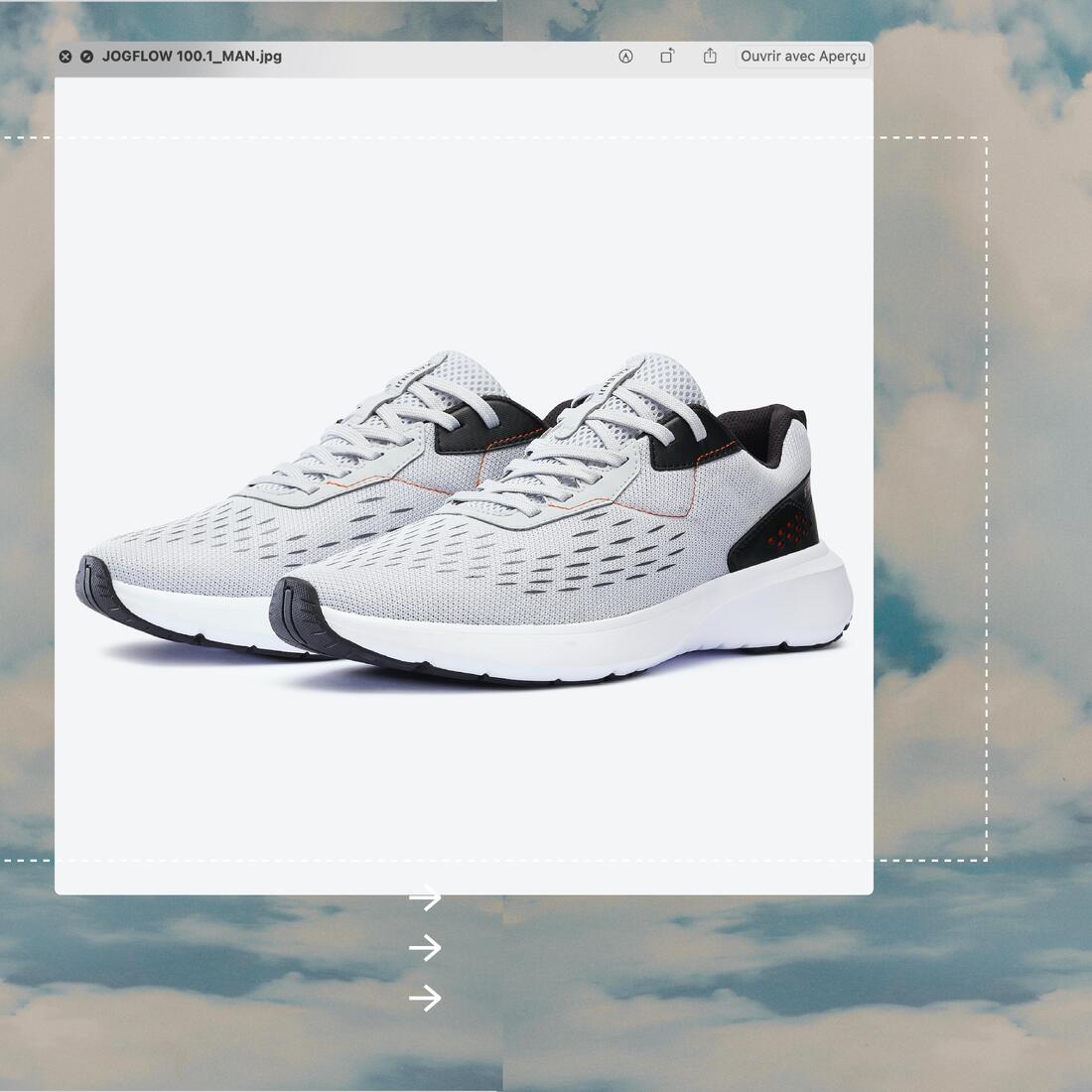 Chaussures de running homme jogflow 100.1
