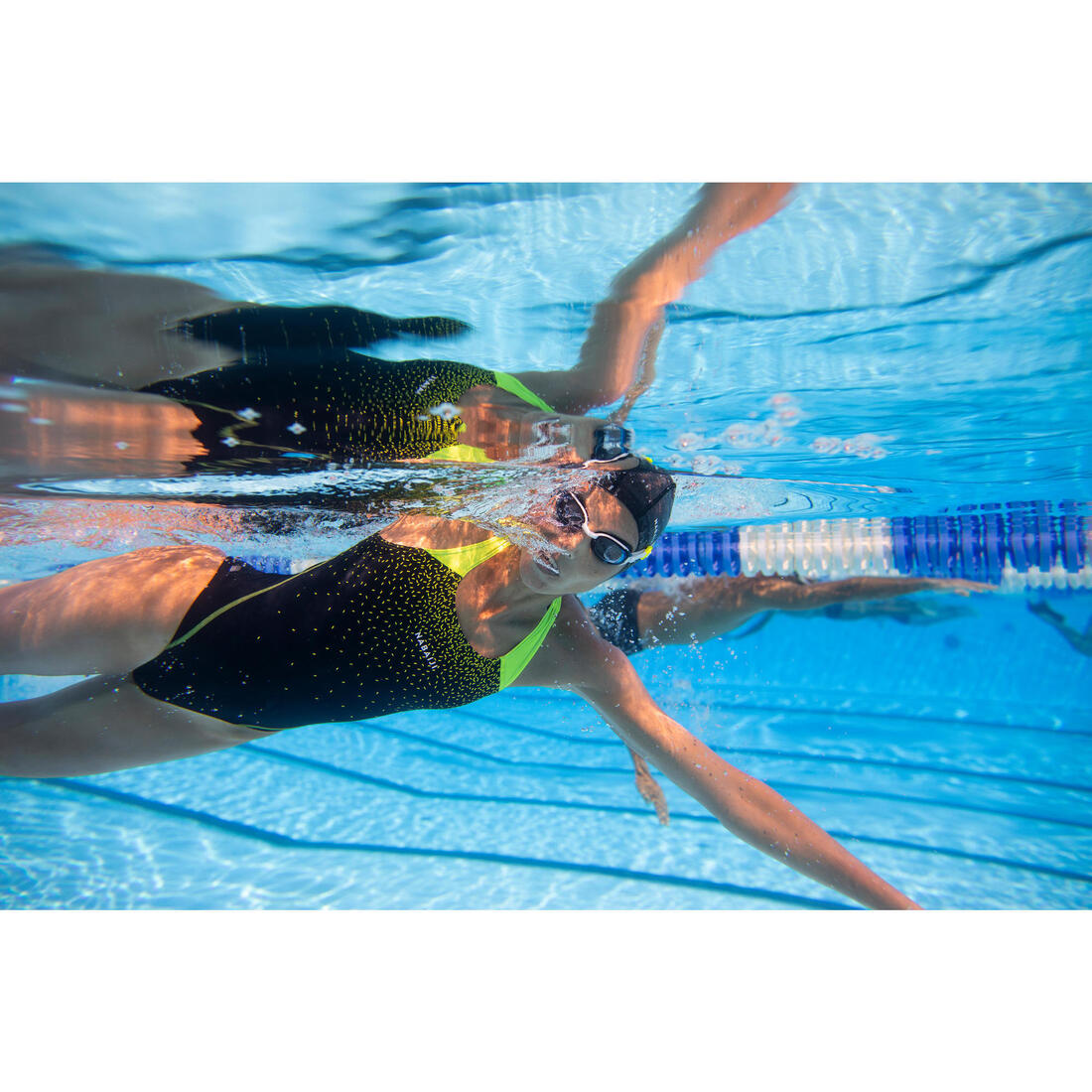 Maillot de bain 1 pièce de natation femme Kamyleon All Geo