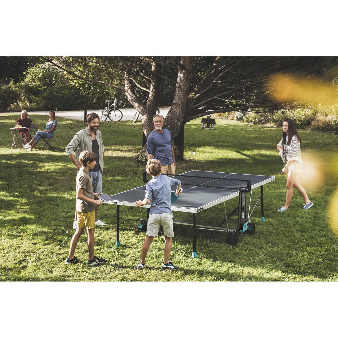 TABLE DE PING PONG EXTÉRIEURE 300X GRISE