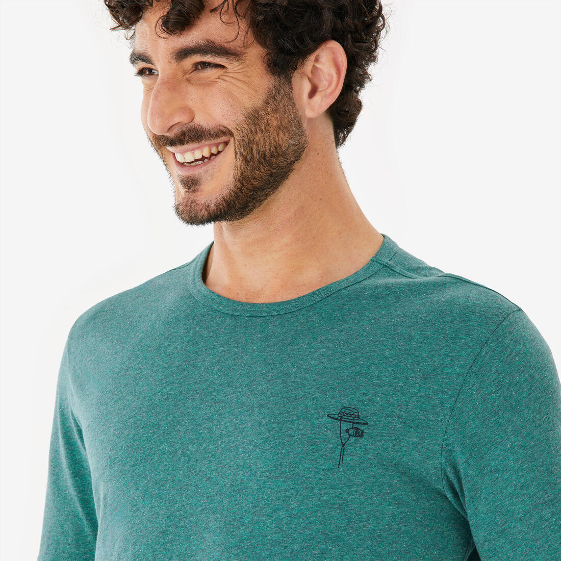 T-shirt de randonnée manches courtes homme, NH100