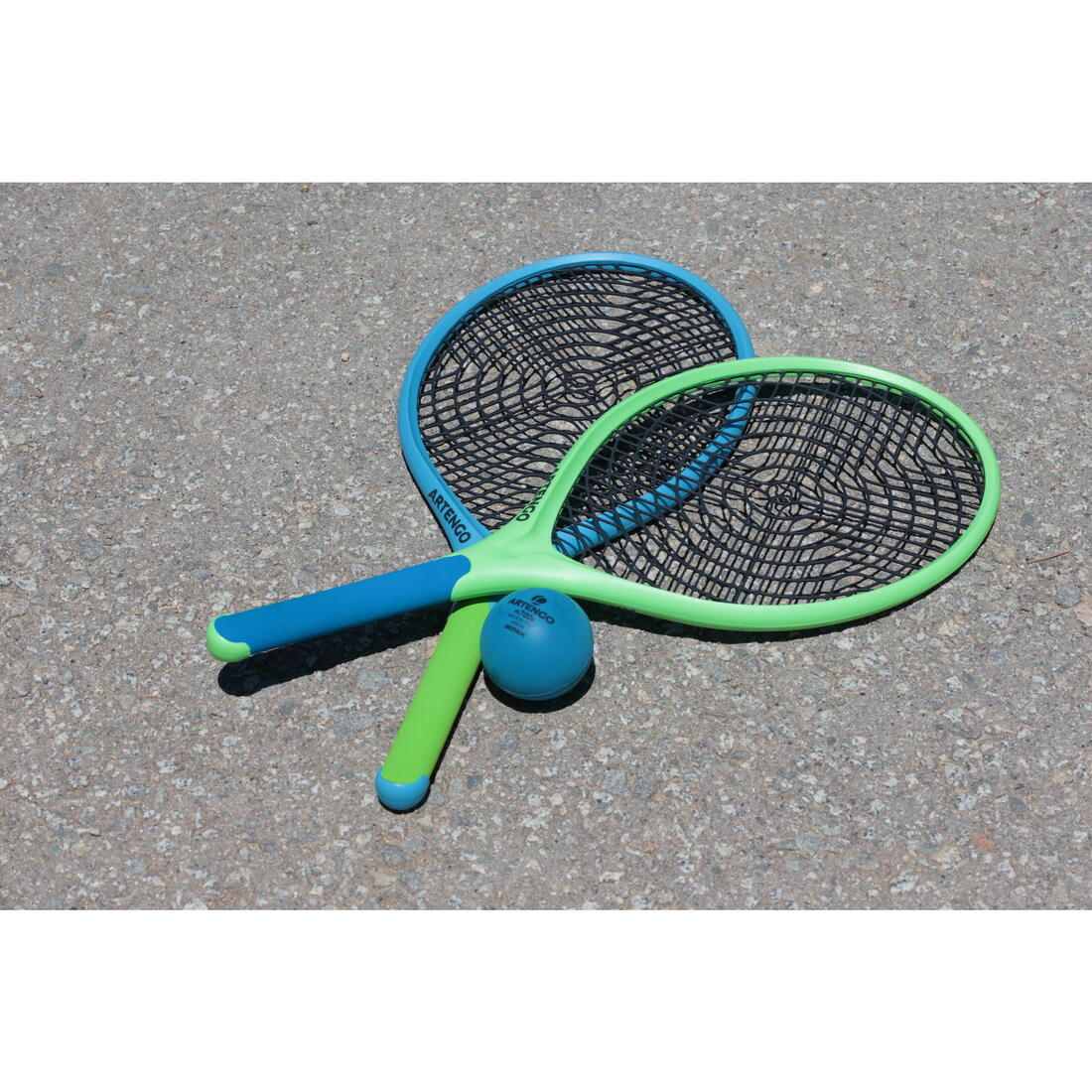 SET FUNYTEN BLEU VERT 2 RAQUETTES ET 1 BALLE