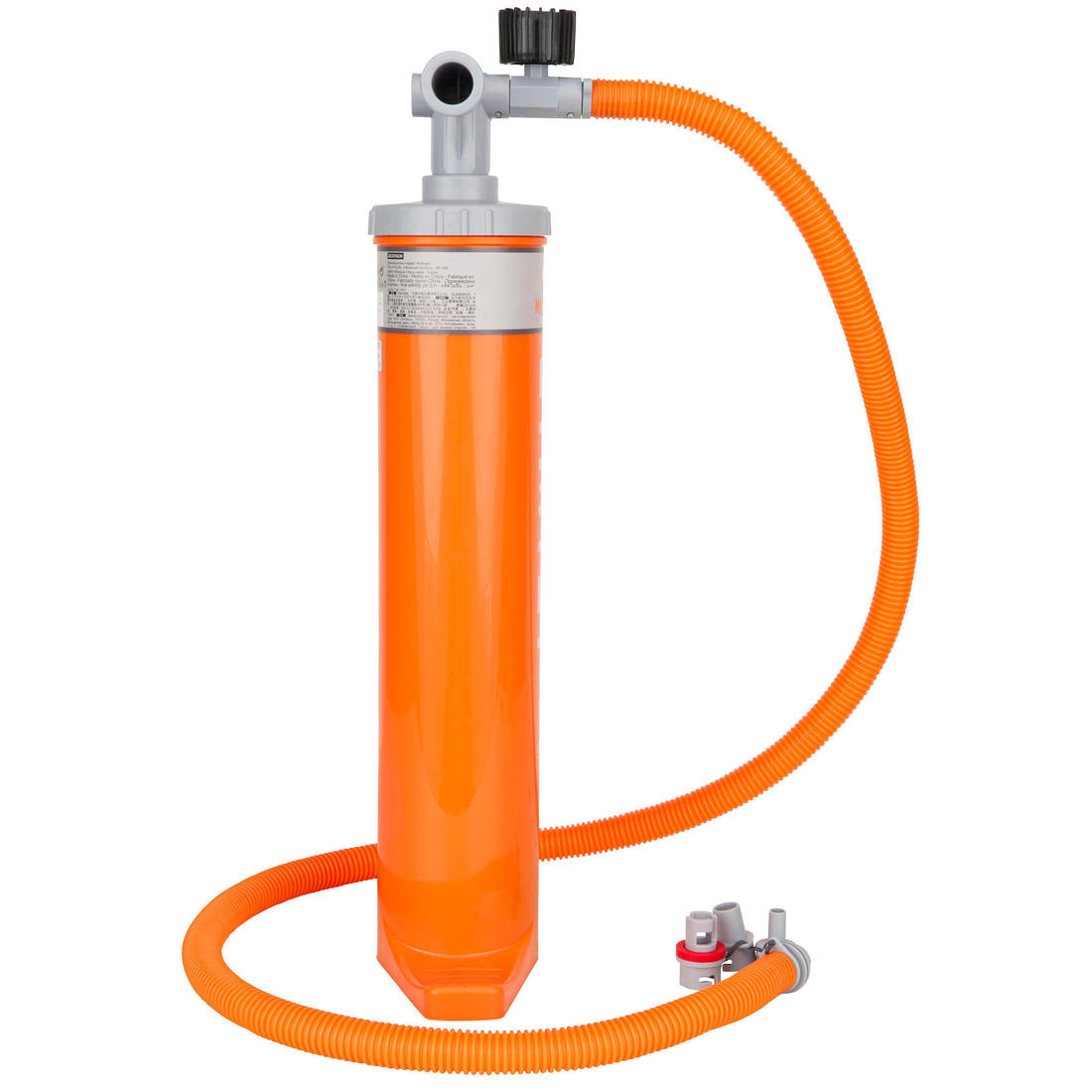 Pompe à main basse pression double action pour canoë kayak 2x2,6L 1-8 PSI