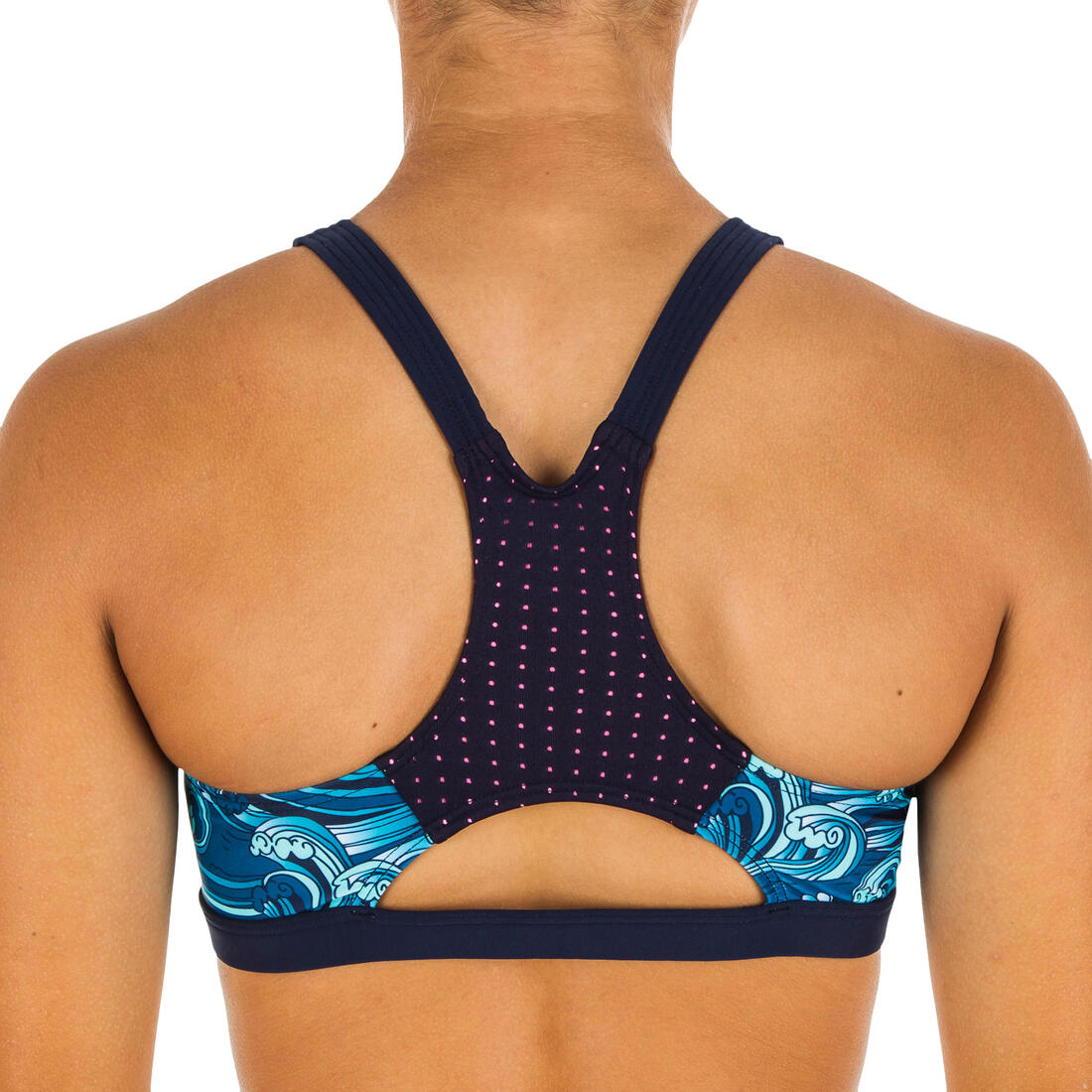 Haut de maillot de bain de natation fille Kamyleon Wave
