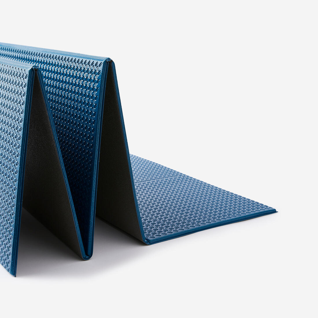 Tapis de fitness pliable épaisseur 7 mm, bleu