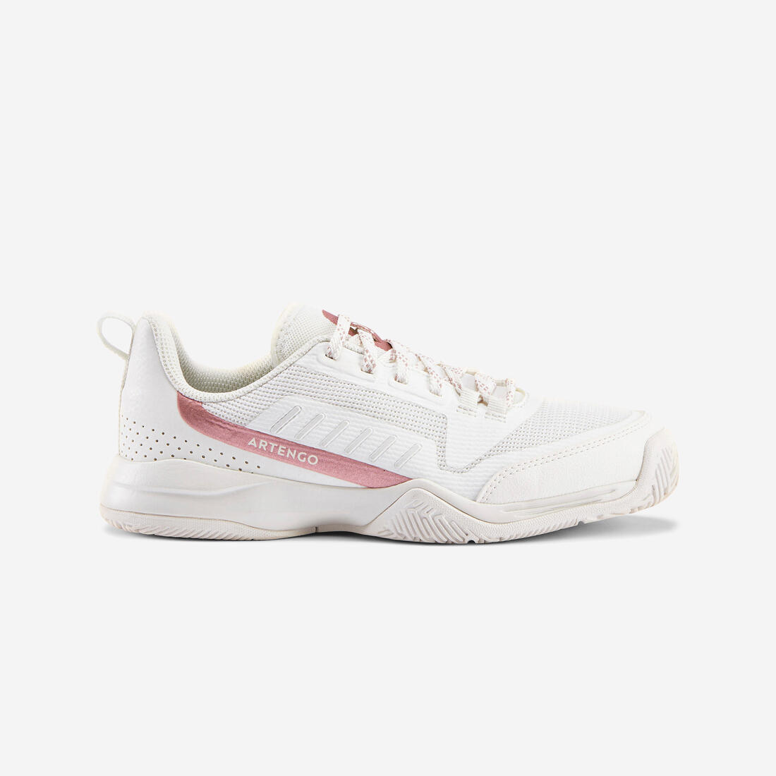 CHAUSSURES TENNIS ENFANT - TS500 FAST JR LACE PINKFIRE