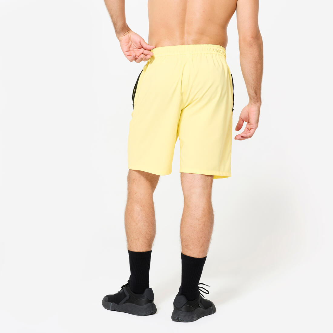 Short de fitness avec poches zippées