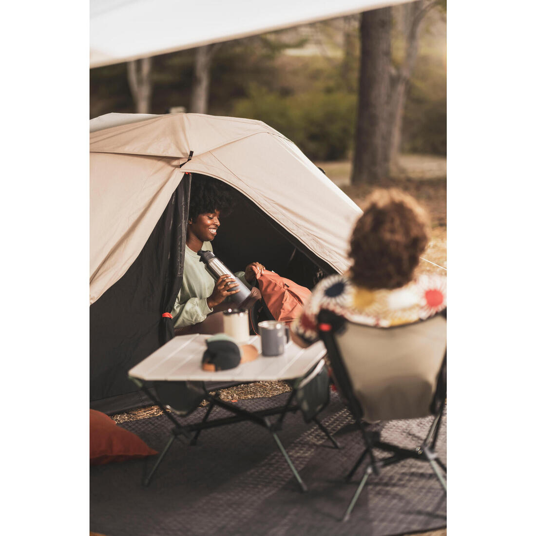 Chaise basse de camping, pliante et ultra compacte, 500 M