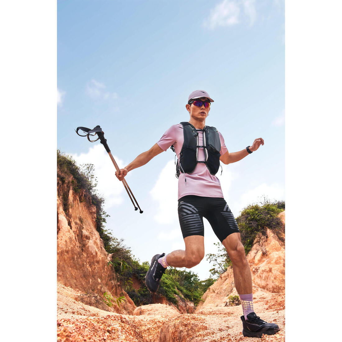 Casquette running Homme Femme, Kiprun ultra légère