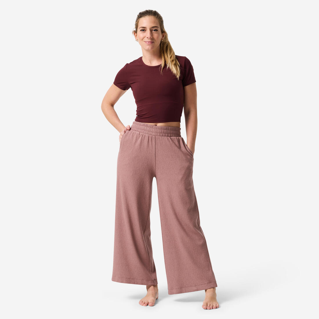 Pantalon de retraite yoga femme