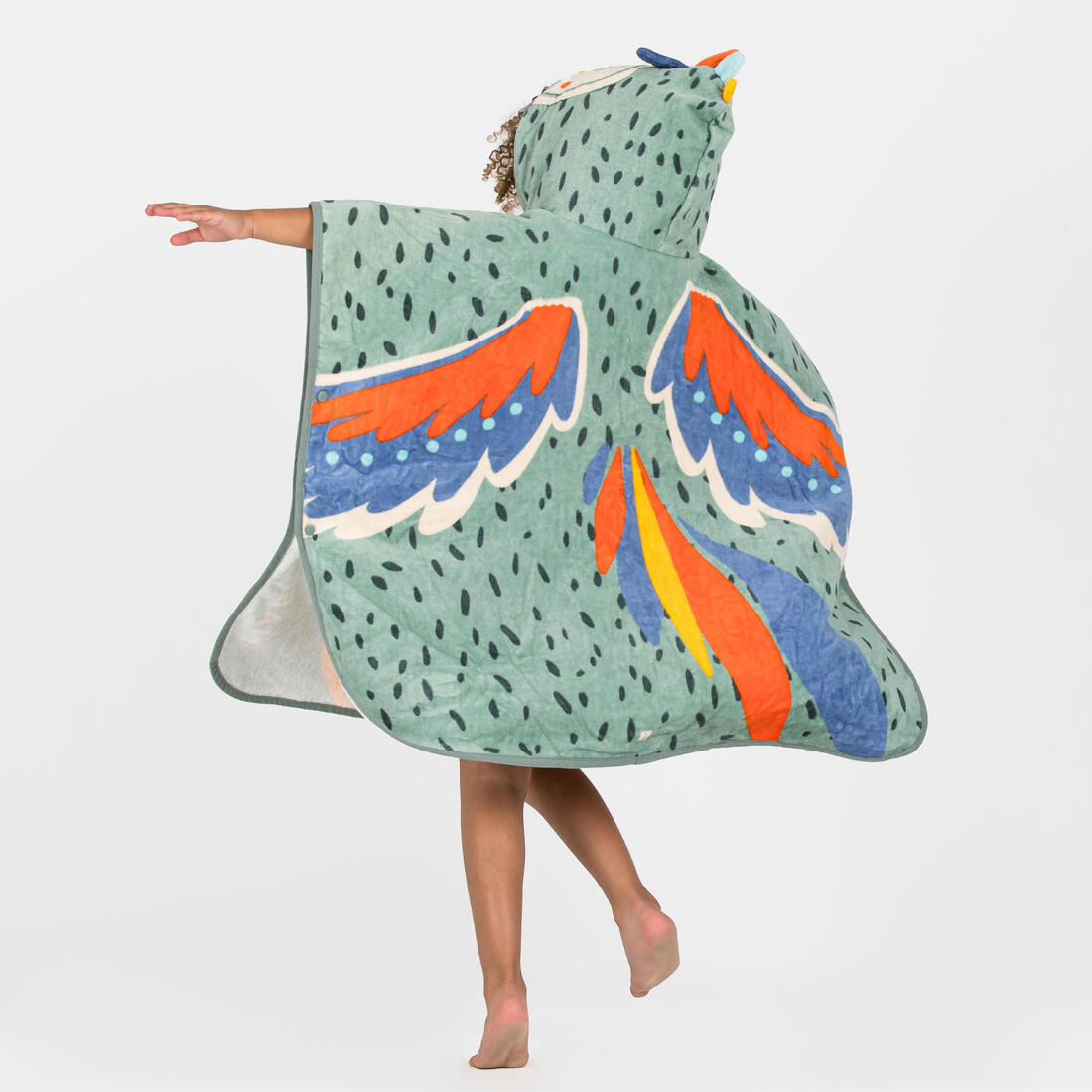 Poncho de bain Bébé - Peroquet vert