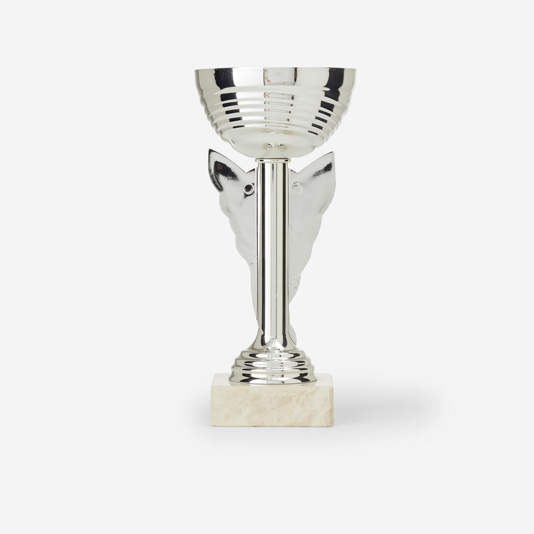 Coupe c130 argent/ bleu 19 cm
