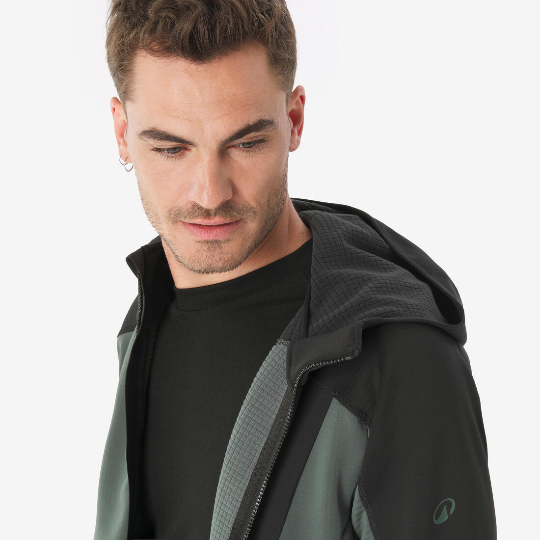 Polaire de randonnée montagne homme, MH500 full zip