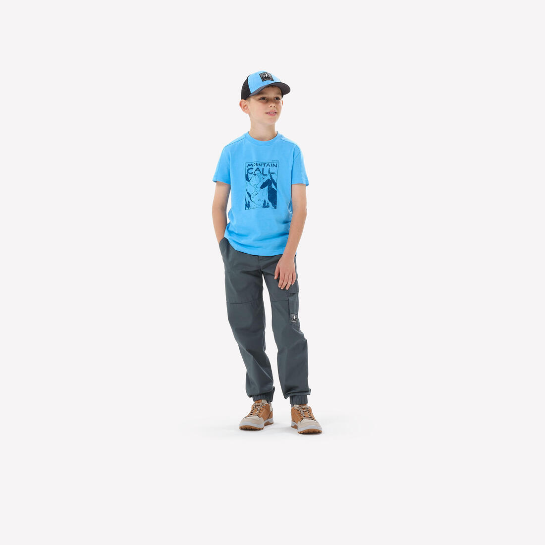 T-shirt de randonnée enfant 7-15 ans, NH100