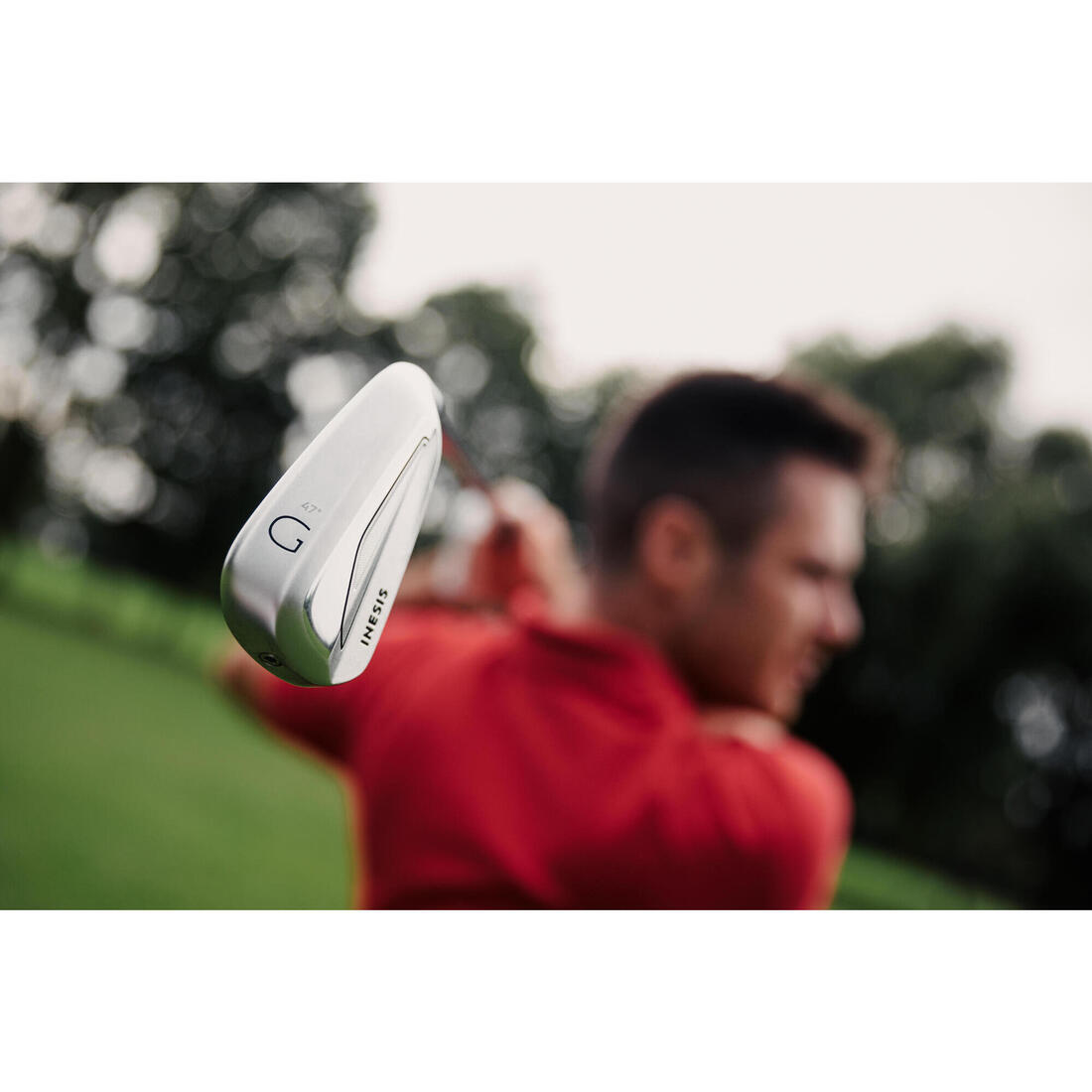 Série fers golf droitier vitesse lente graphite - INESIS 500