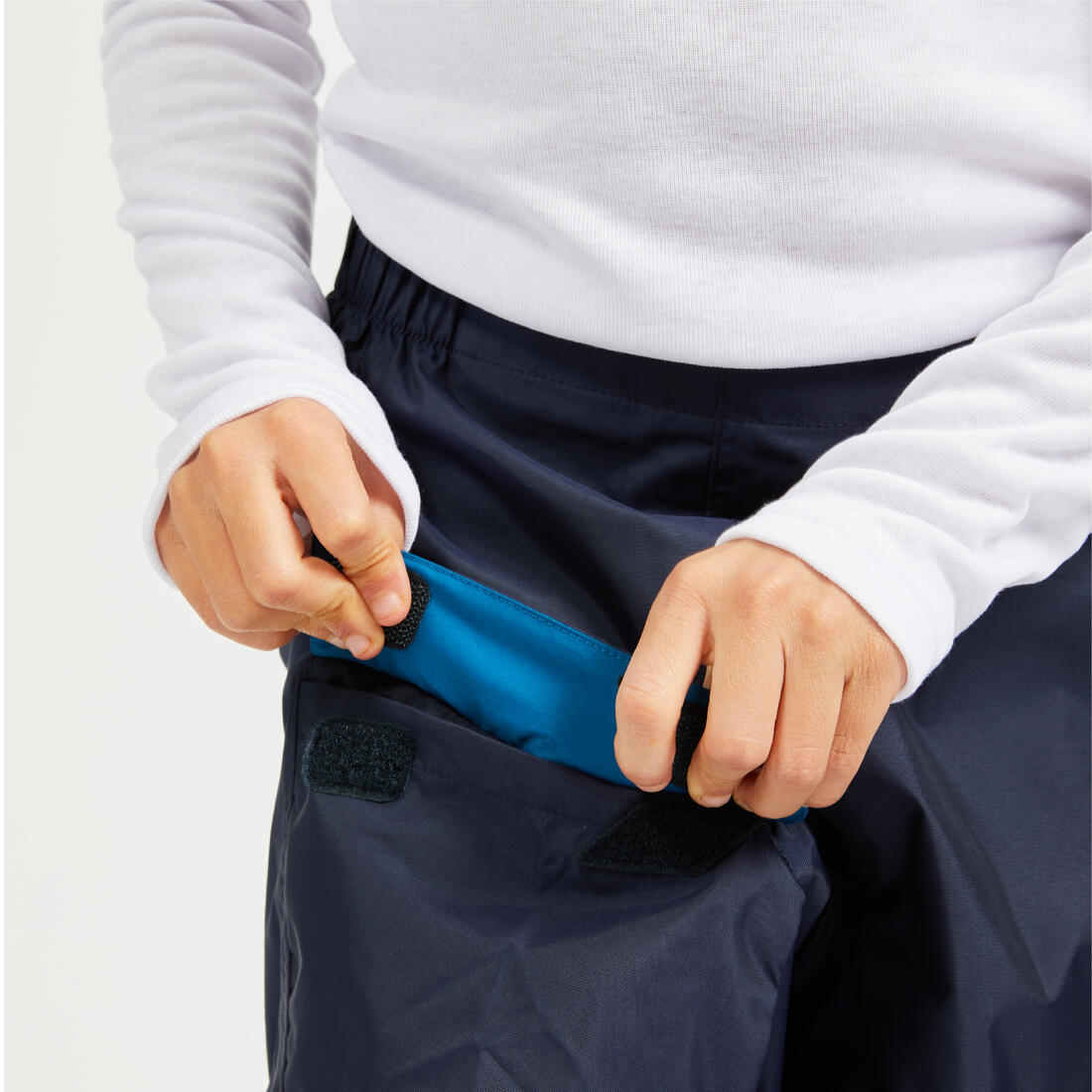 Surpantalon de pluie enfant, 100 bleu marine