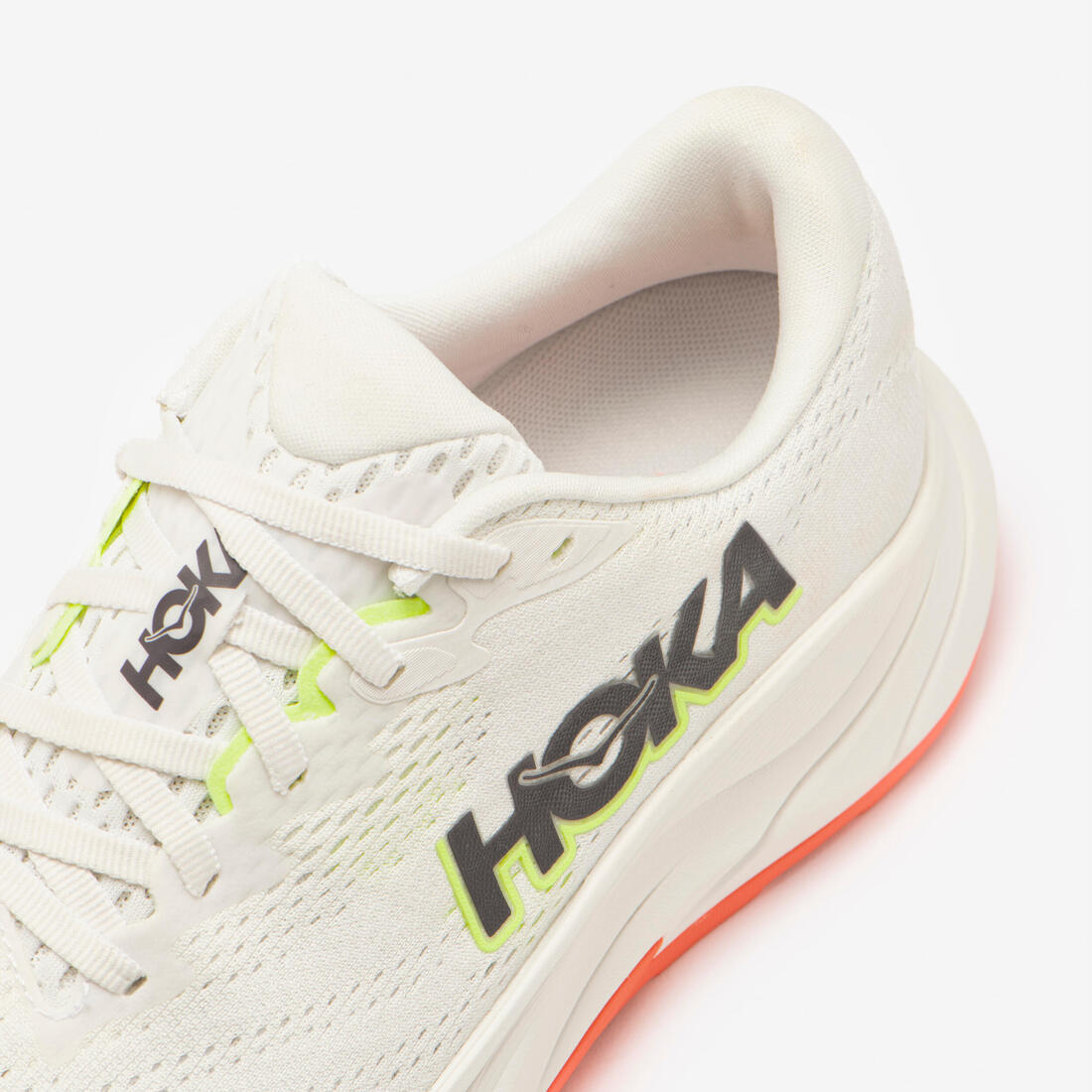 Chaussure de Running Homme, Hoka Rincon 4 blanc et rouge