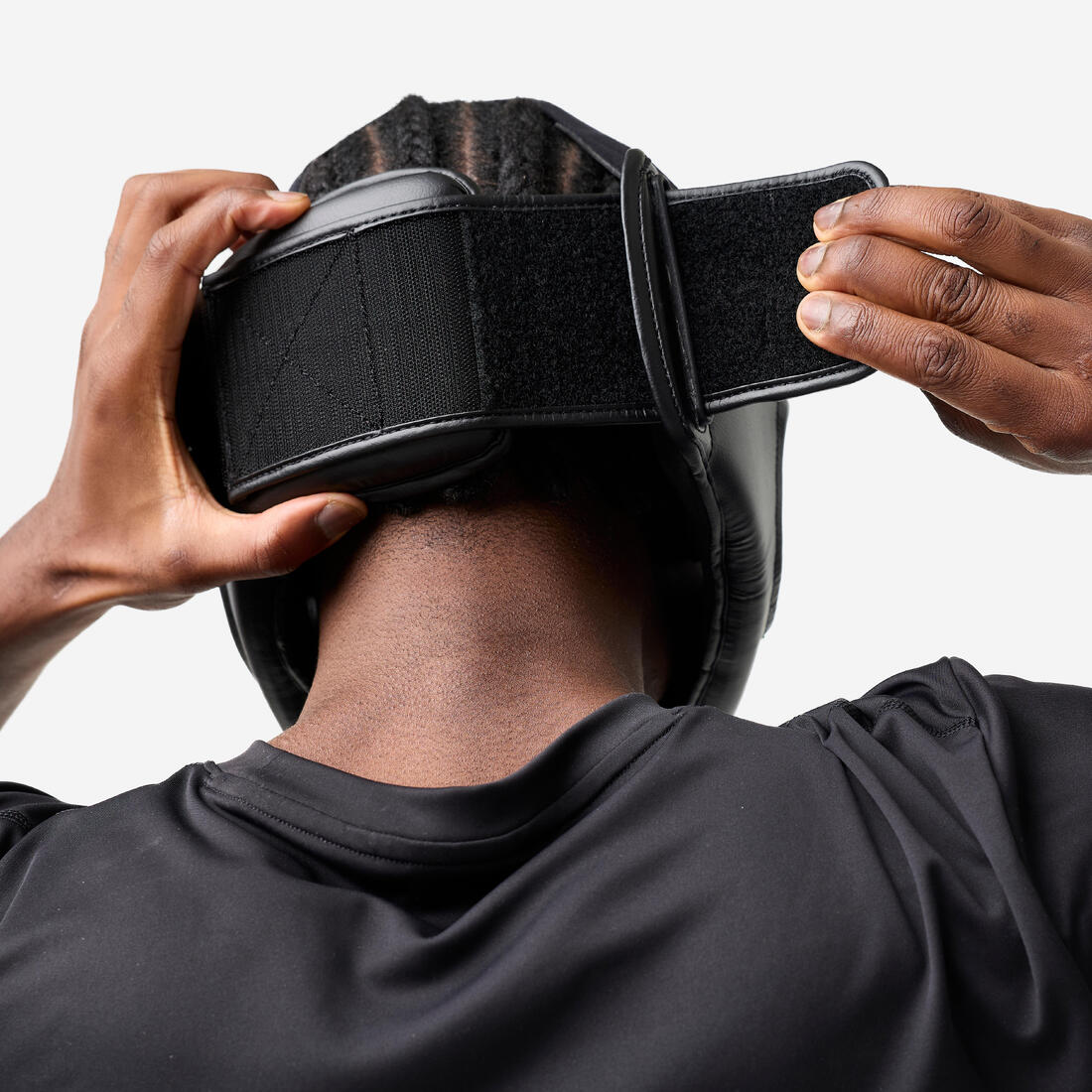 Casque de boxe adulte intégral, noir et