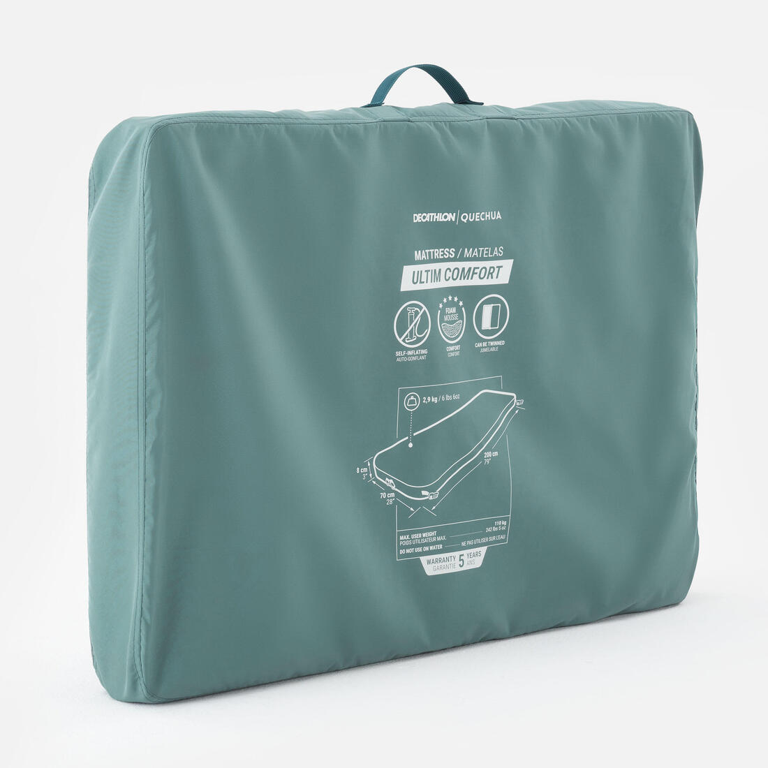 Matelas autogonflant de camping - ultim comfort 70 cm - 1 personne