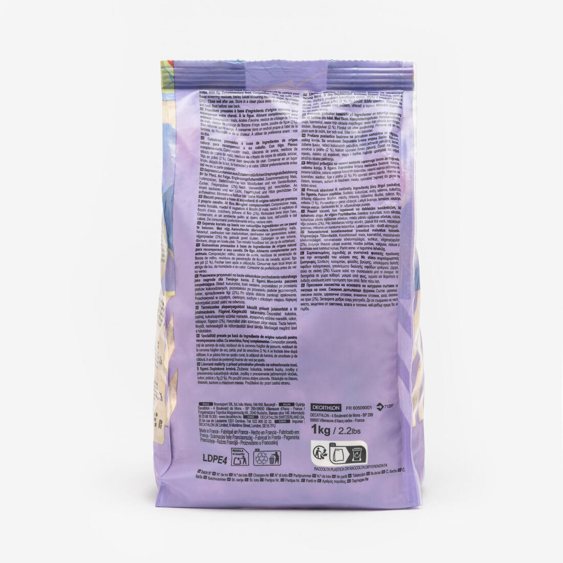 Friandises équitation cheval et poney - fougatreat naturelle 1 kg figue