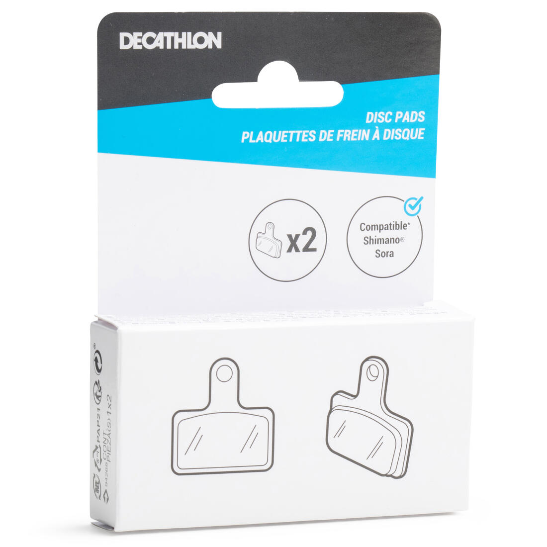 Plaquettes de frein a disque route compatible shimano