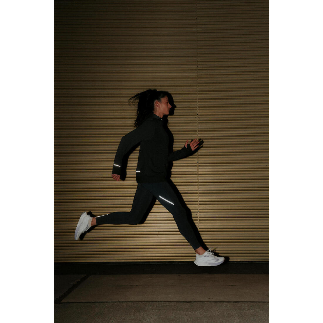Legging chaud de running Femme, KIPRUN Run 500 Warm
