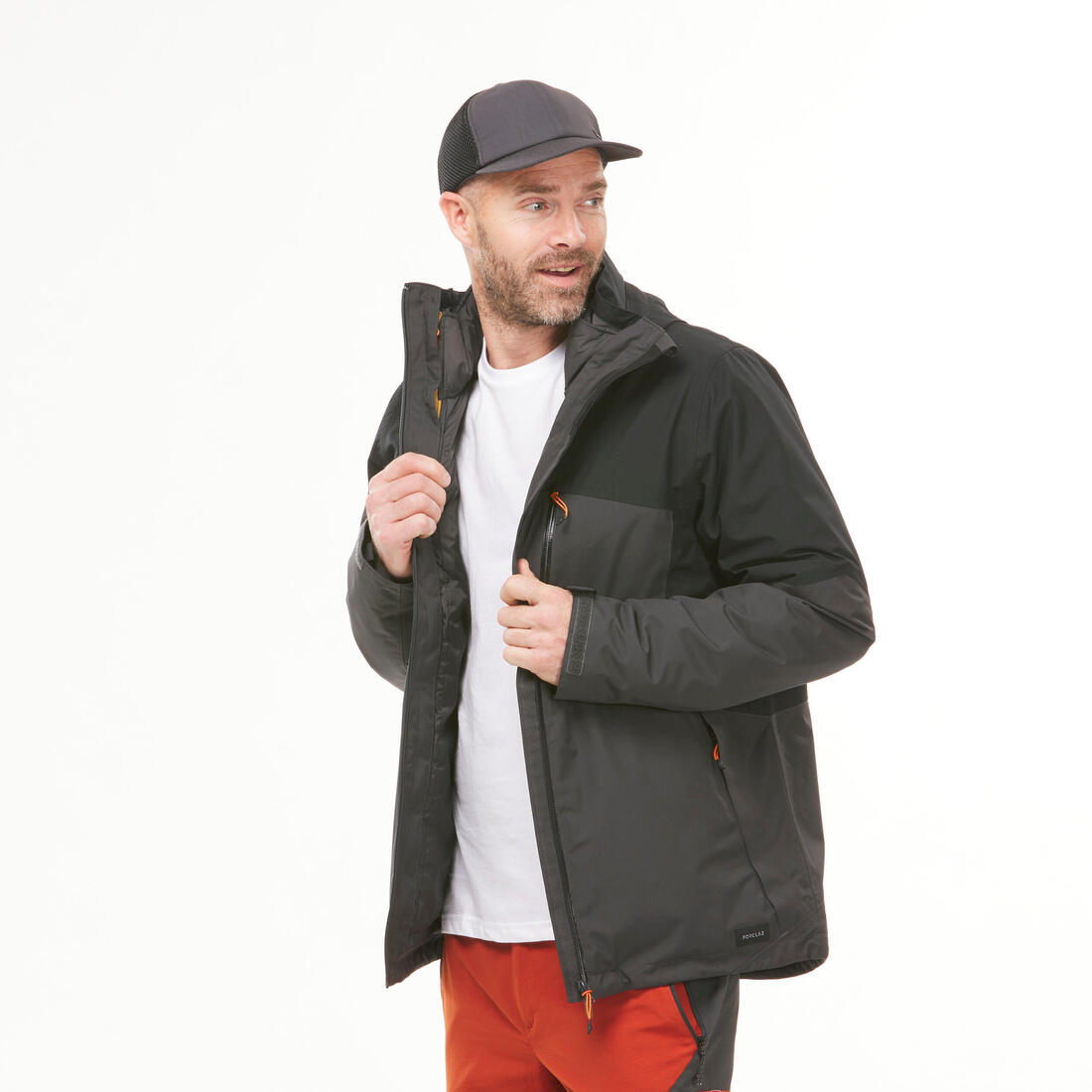 Veste 3en1 de randonnée -10°C imperméable homme, MH500 Mountain