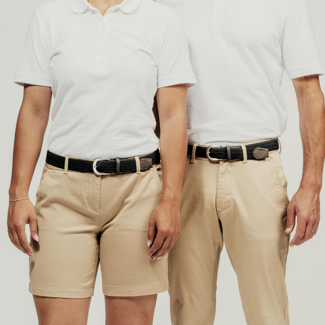Ceinture golf tressée élastique & extensible