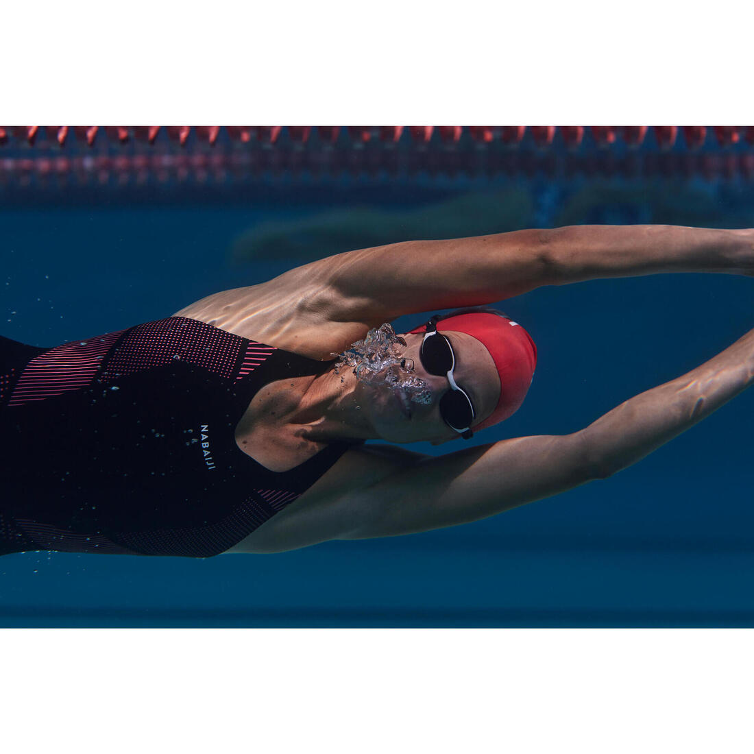 Maillot de bain de natation une pièce femme résistant au chlore Kamiye imo