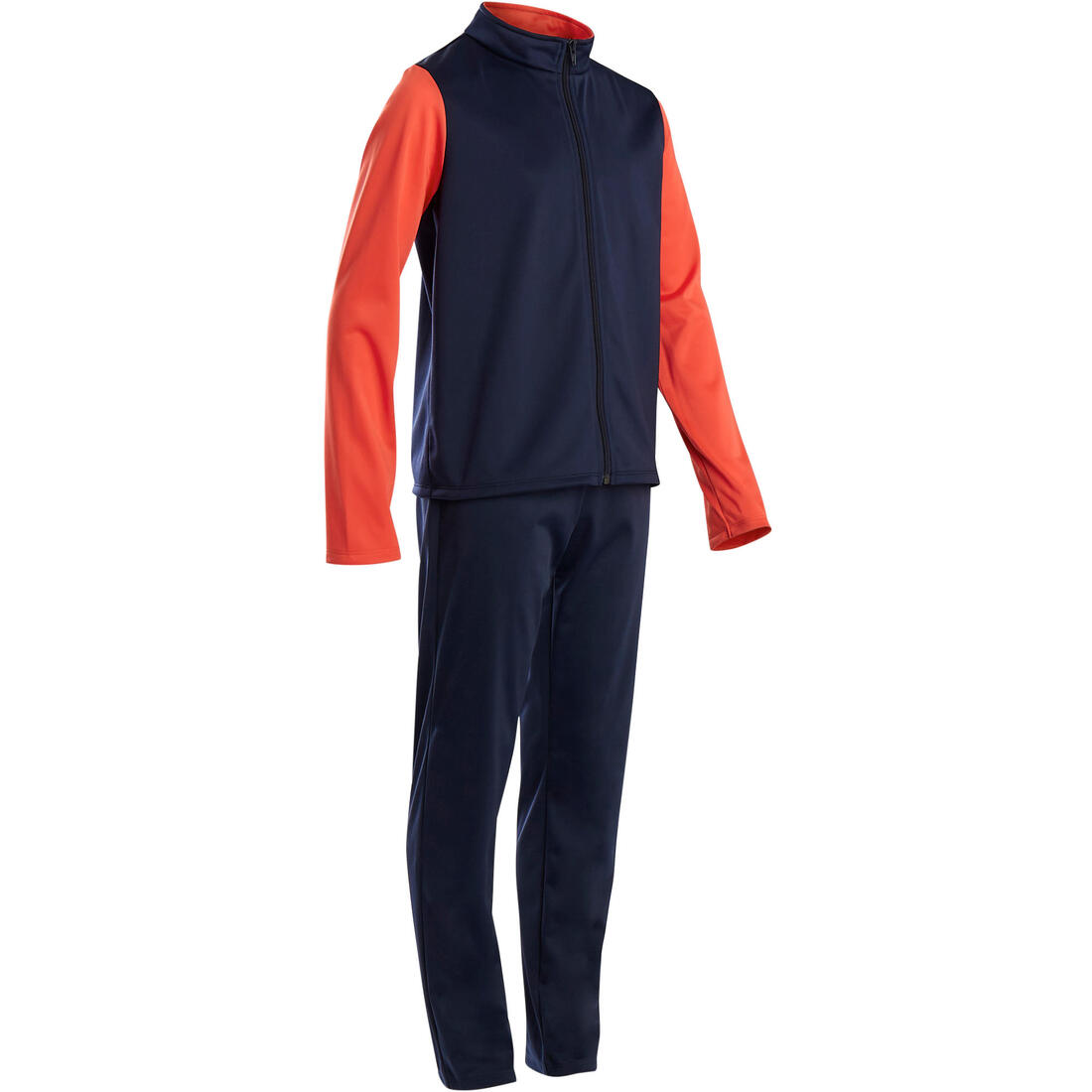 Survêtement enfant synthétique respirant - Gym'y bleu, pantalon marine
