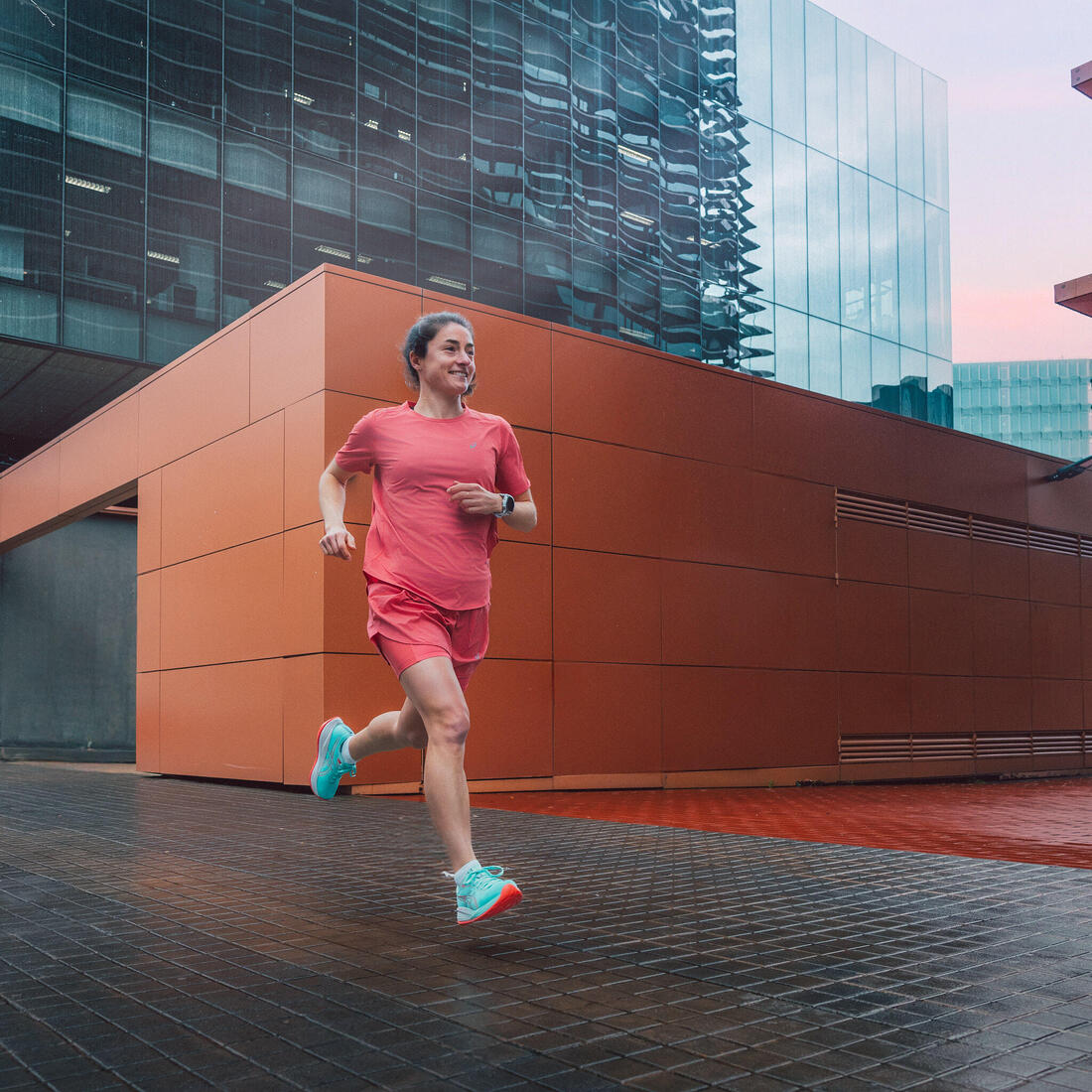 Chaussure de running femme, Asics Gel Stratus 5 turquoise et