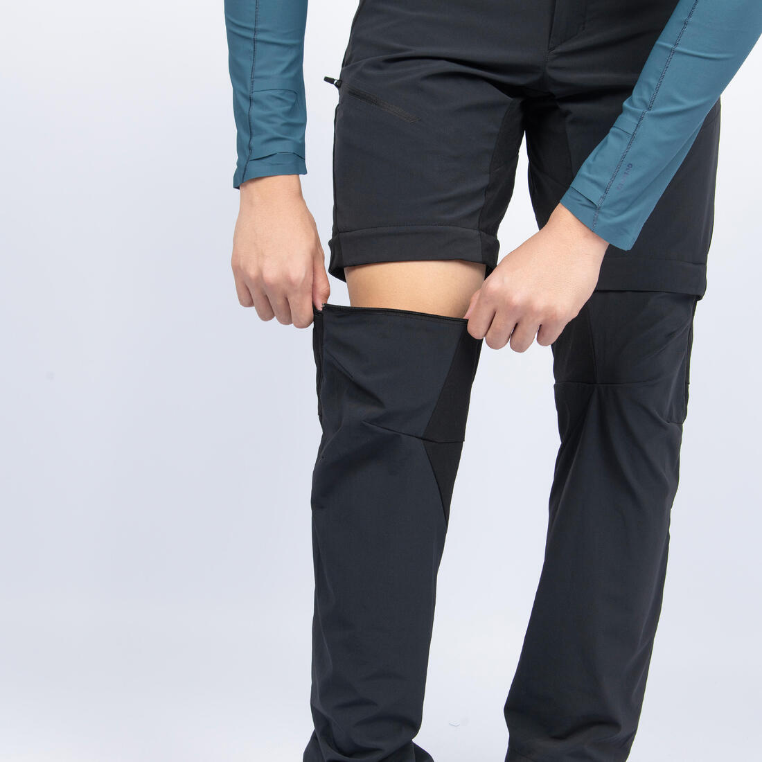 Pantalon modulable de randonnée homme, MH500